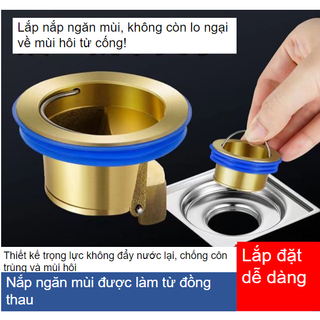 Nắp ngăn mùi hôi từ cống thoát nước và nhà tắm