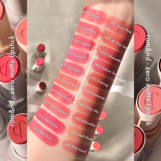 Son thỏi lì Romand Zero Matte Lipstick