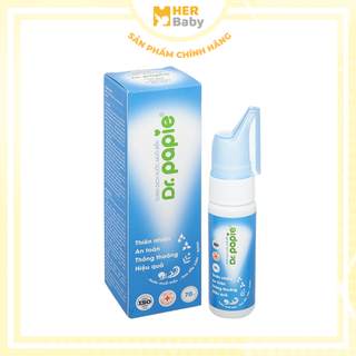 Dr papie - Xịt muối biển cho bé 70ml - Herbaby
