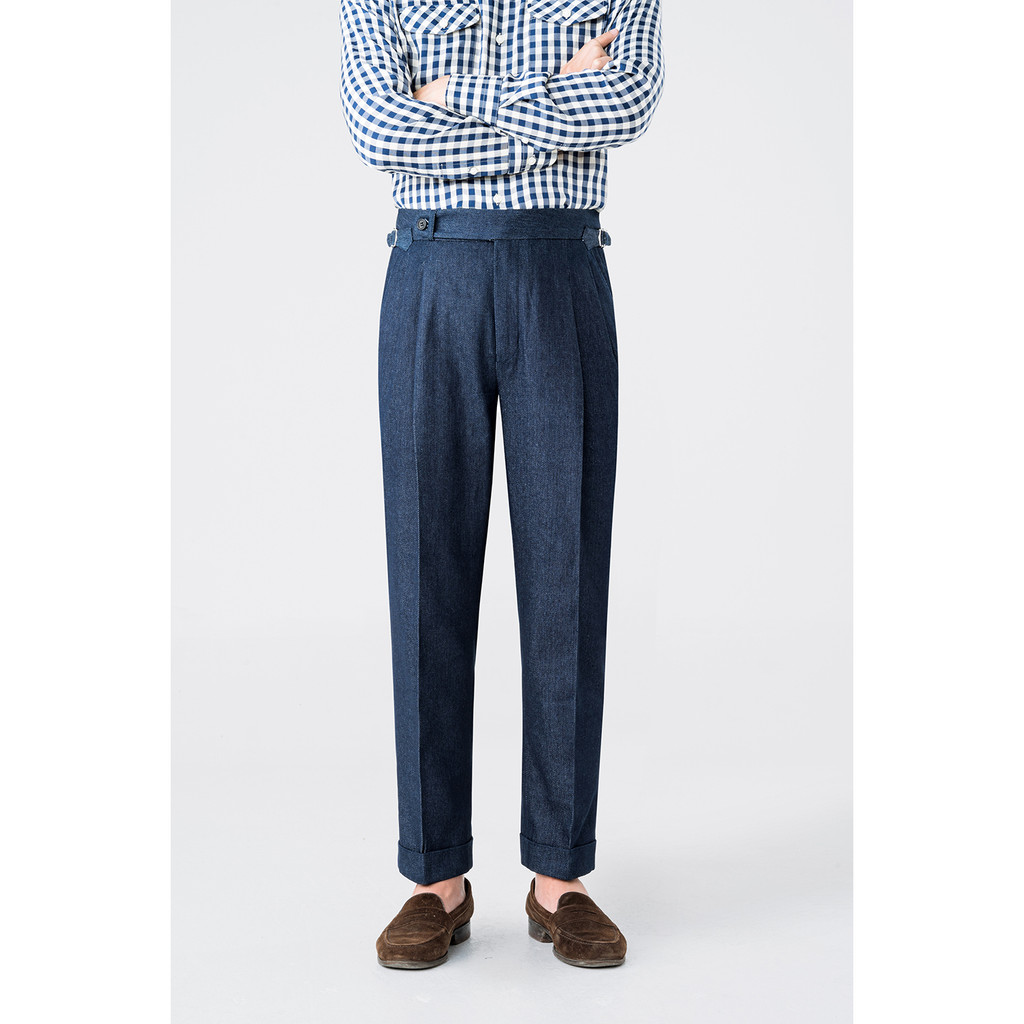 Quần Jean Side Tab Blue and Idigo Premium KILEE 2023