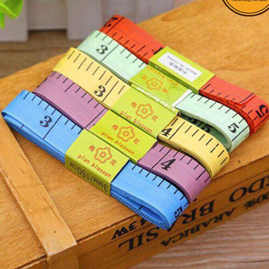 Thước Dây Đo 3 Vòng 150cm, Thước Đo May Vá Vòng Eo, May Đồ Nhiều Màu, Thước Dây Mini Đo Chính Xác