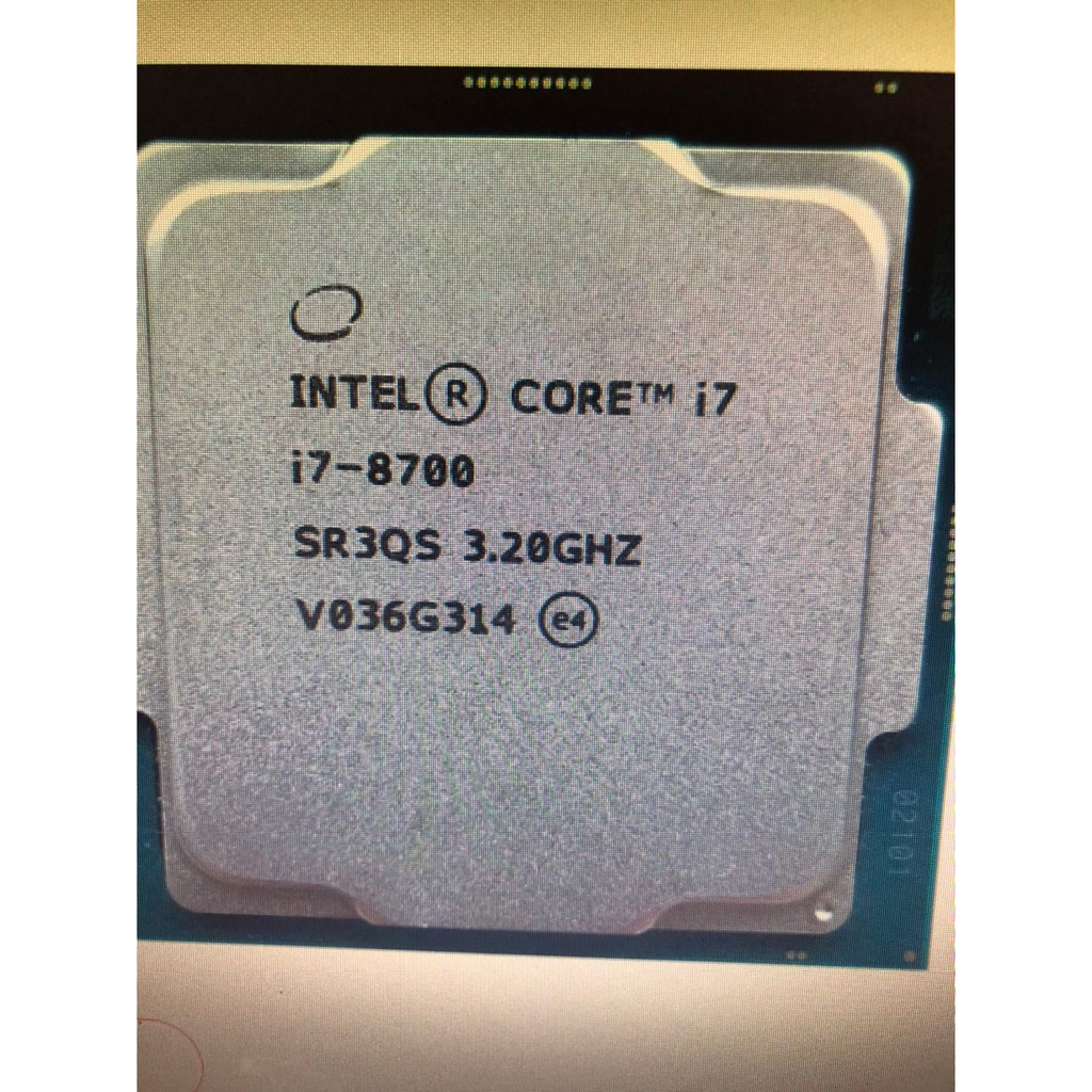 Chip CPU Intel Core i7-8700  Socket 1151 - Bảo Hành 36 tháng