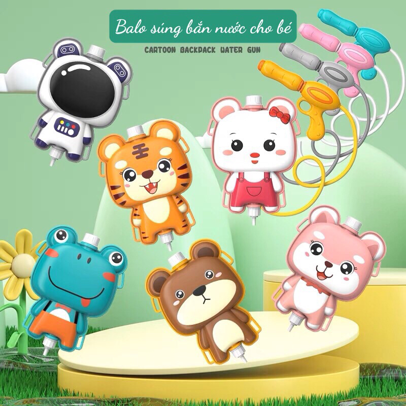 Balo súng bắn nước cho bé yêu