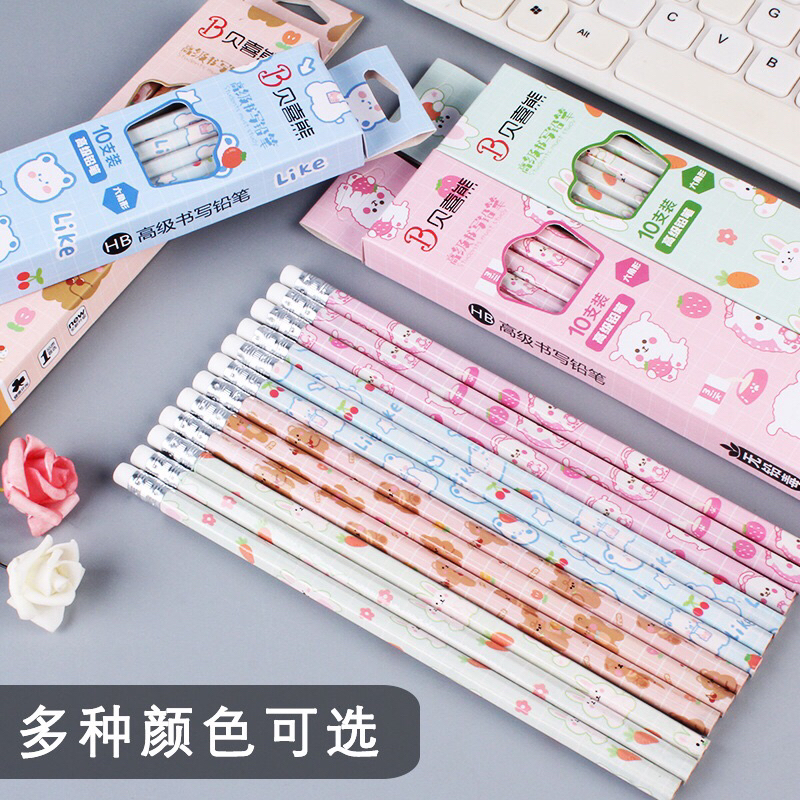 Sét 10 bút chì ngộ nghĩnh