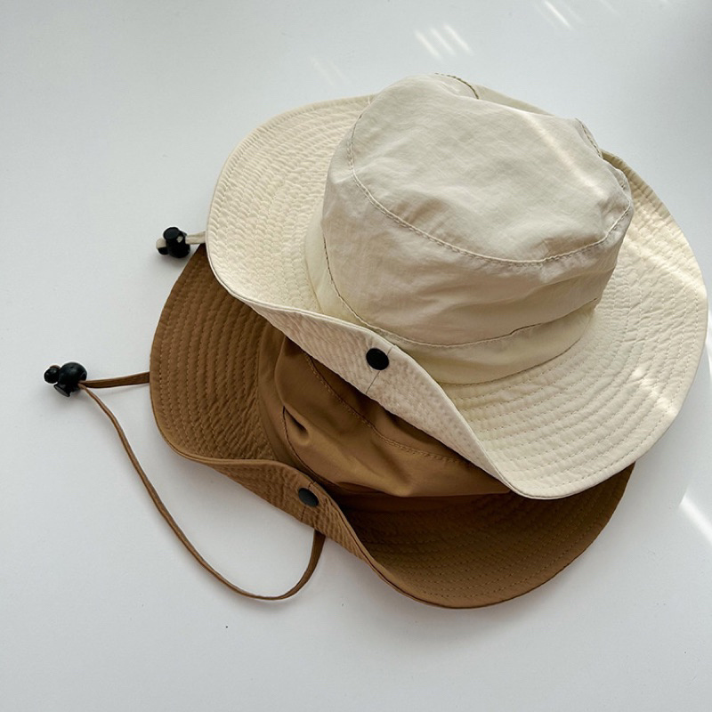 Mũ Bucket Cao Bồi Dây Rút Cho Bé