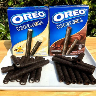 Bánh quế oreo wafer roll 3 x 18gr vị vani, socola.