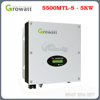 Inverter hòa lưới 1pha Growatt 5KW (5500MTL-S) bản quốc tế