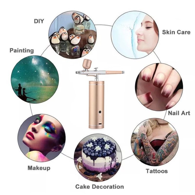 Máy Phun Sương, Máy Phun Oxy mini Z16 Máy xông hơi mặt, Máy xịt khoáng Chai xịt phun sương