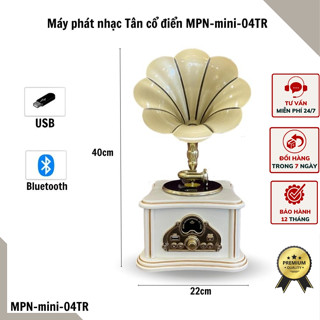 Máy Phát Nhạc Mini - Máy Nghe Nhạc Bluetooth Tân Cổ Điển MPN-mini-04TR