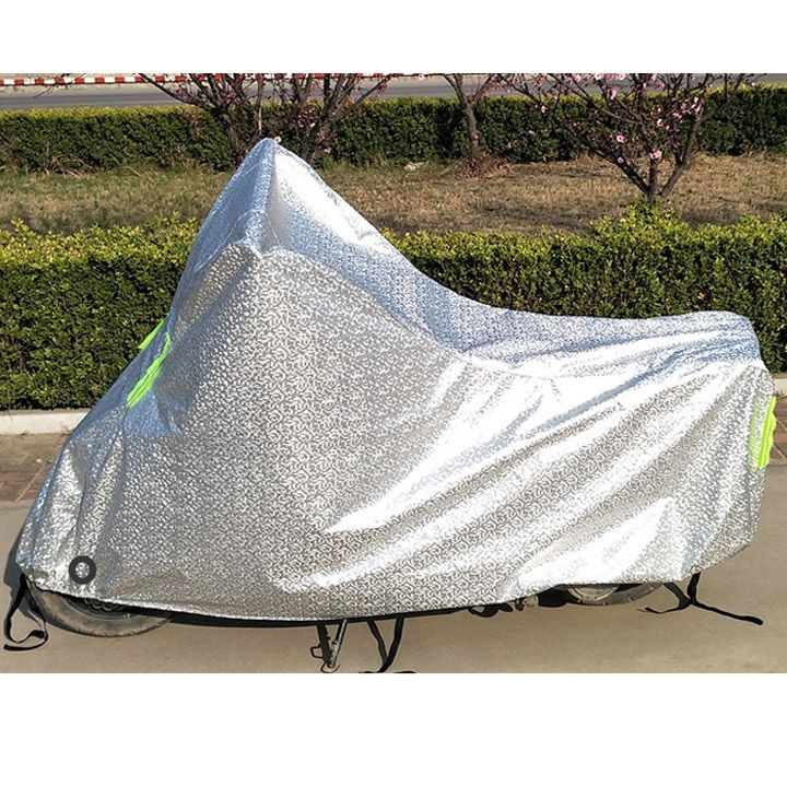 Bạt Chùm Xe Máy Có Tráng Bạc Chống Nắng, Cách Nhiệt Giúp Bảo Quản Xe Tốt Hơn (Ảnh thật)