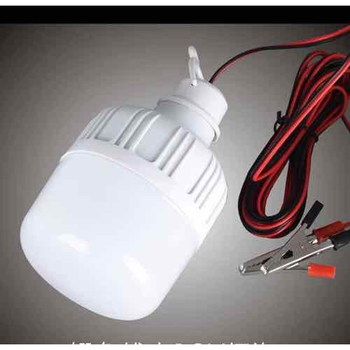 BÓNG ĐÈN LED 12V 12W 20W 30W 40W  50W KẸP BÌNH ẮC QUY