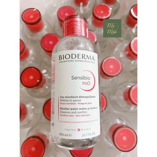  Nước tẩy trang Bioderma Sensibio H2O size to 850ml nắp nhấn 