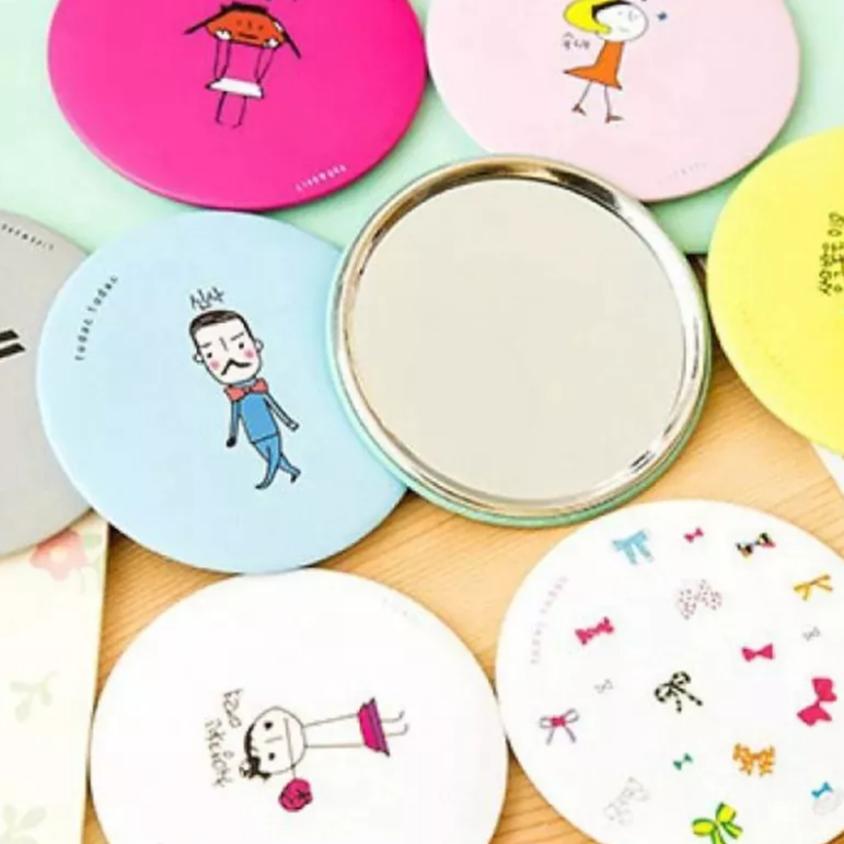 Gương mini đẹp tươi Hàn Quốc _Gương giá rẻ_ Tín đồ skincare