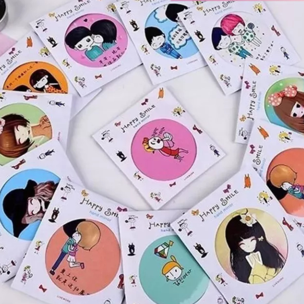 Gương mini đẹp tươi Hàn Quốc _Gương giá rẻ_ Tín đồ skincare