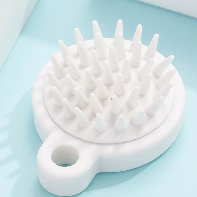 Lược gội đầu Muji Nhật Bản mát xa đầu giảm stress làm sạch da đầu