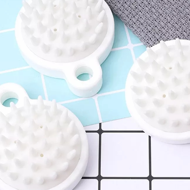 Lược gội đầu Muji Nhật Bản mát xa đầu giảm stress làm sạch da đầu