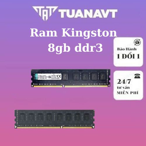 RAM PC Kingston 8Gb DDR3 Bus 1600Mhz Hàng nhập khẩu Mới 100% | BigBuy360 - bigbuy360.vn