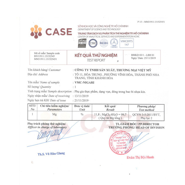 Muối NIGARI làm đậu hũ miếng thay thế nước chua