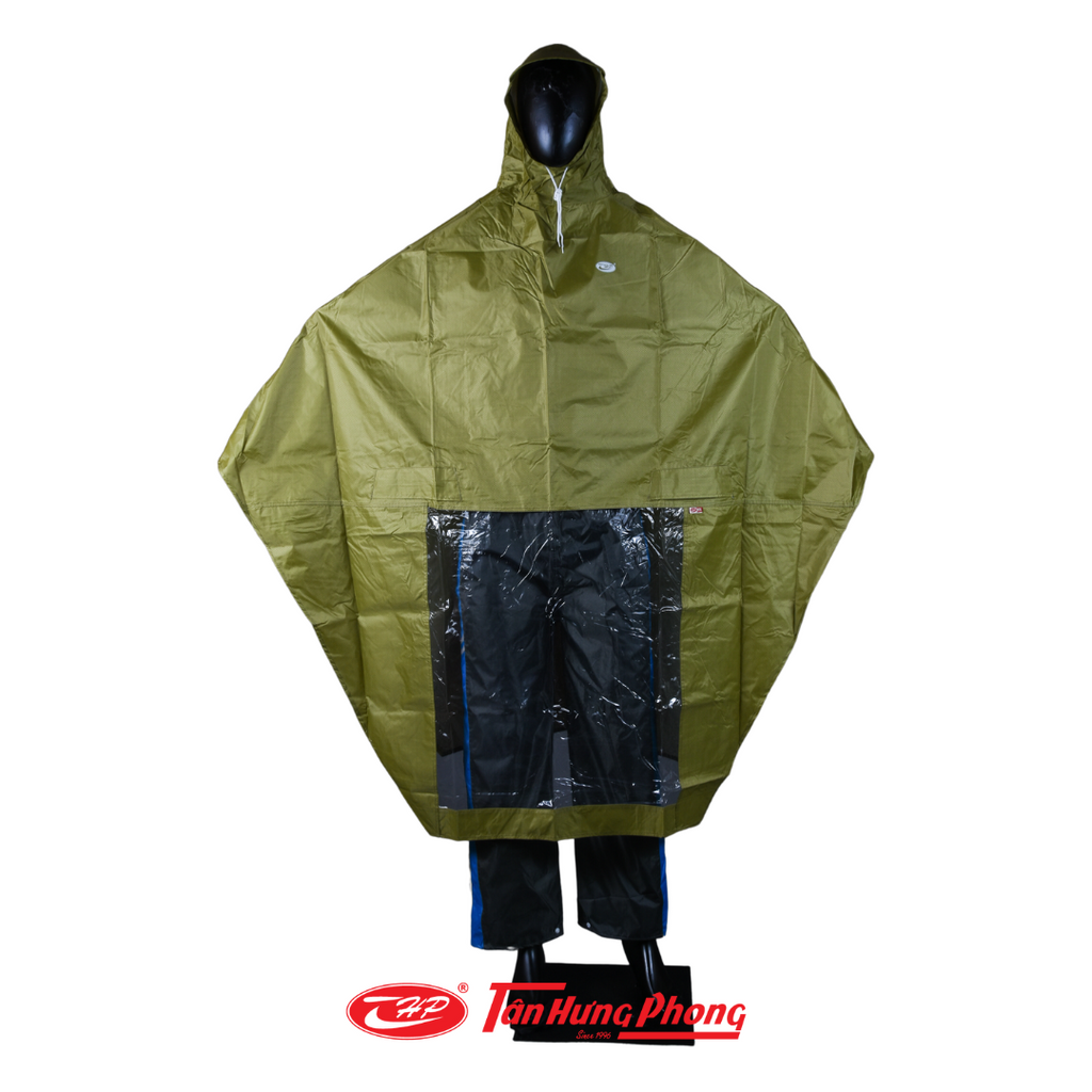 Áo Mưa Vải Dù Siêu Nhẹ 1 Người, 2 Người Tân Hưng Phong