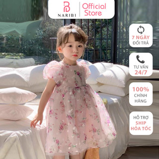 Đầm váy cho bé siêu xinh chất vải đẹp mịn mát