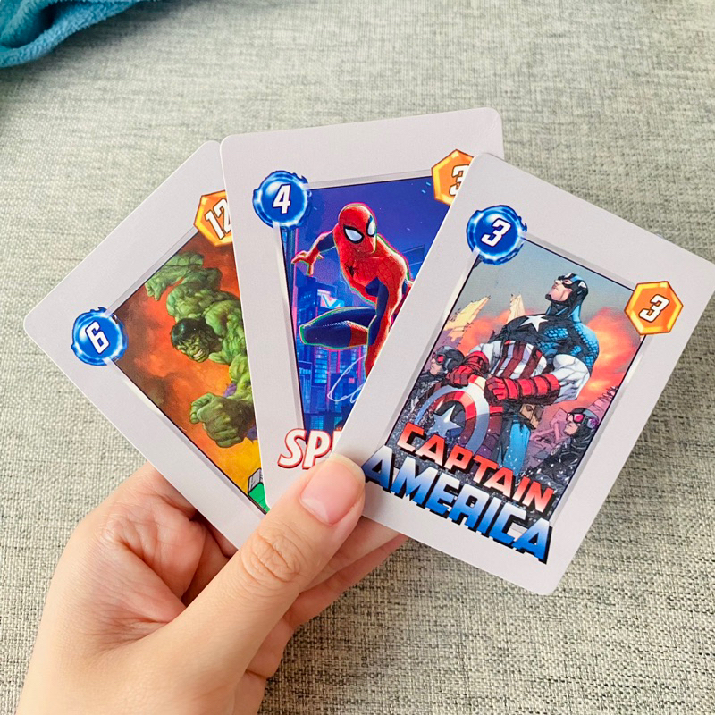 Bộ đồ chơi thẻ bài siêu anh hùng marvel 14 lá bài siêu nhân cho bé TOYSTORE