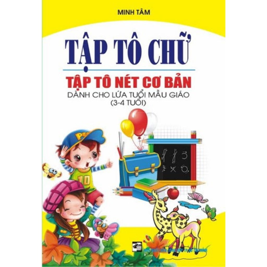 sách - tập tô chữ ,tập tô nét cơ bản