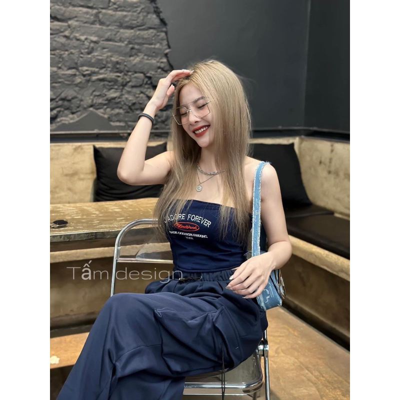 Set áo quây thêu mix quần jogger MPB