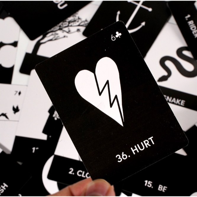 Bộ Bài Blackbird Lenormand Tarot Card B136