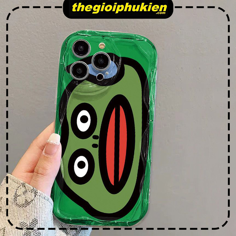 Ốp lưng iphone cạnh sóng nổi Ếch xanh hài hước 6s/6splus/7/7plus/8/8plus/x/11/12/13/14/max/promax sk2026