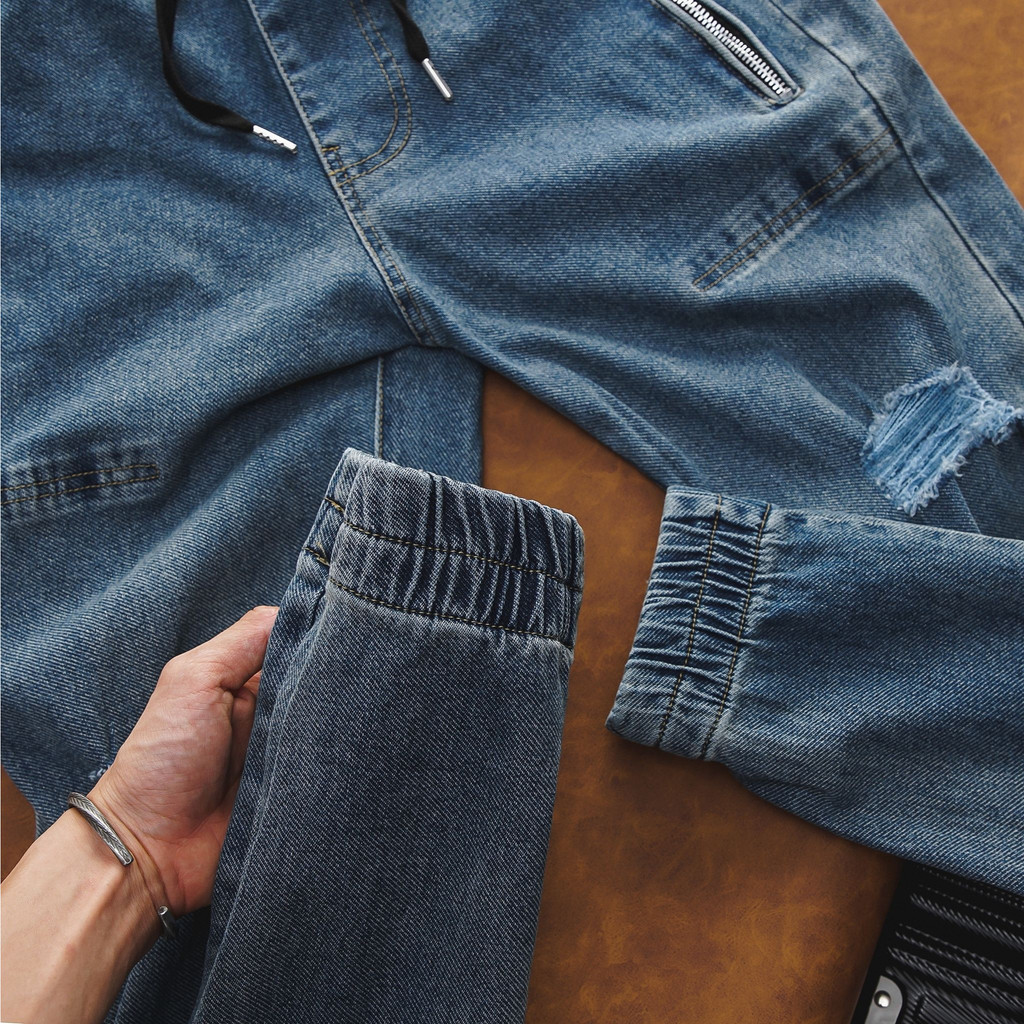 Quần Jogger Jeans R.G MK CLEVER Vải jeans dày dặn, mềm mịn, Form dáng thể thao, khỏe khoắn, thời thượng