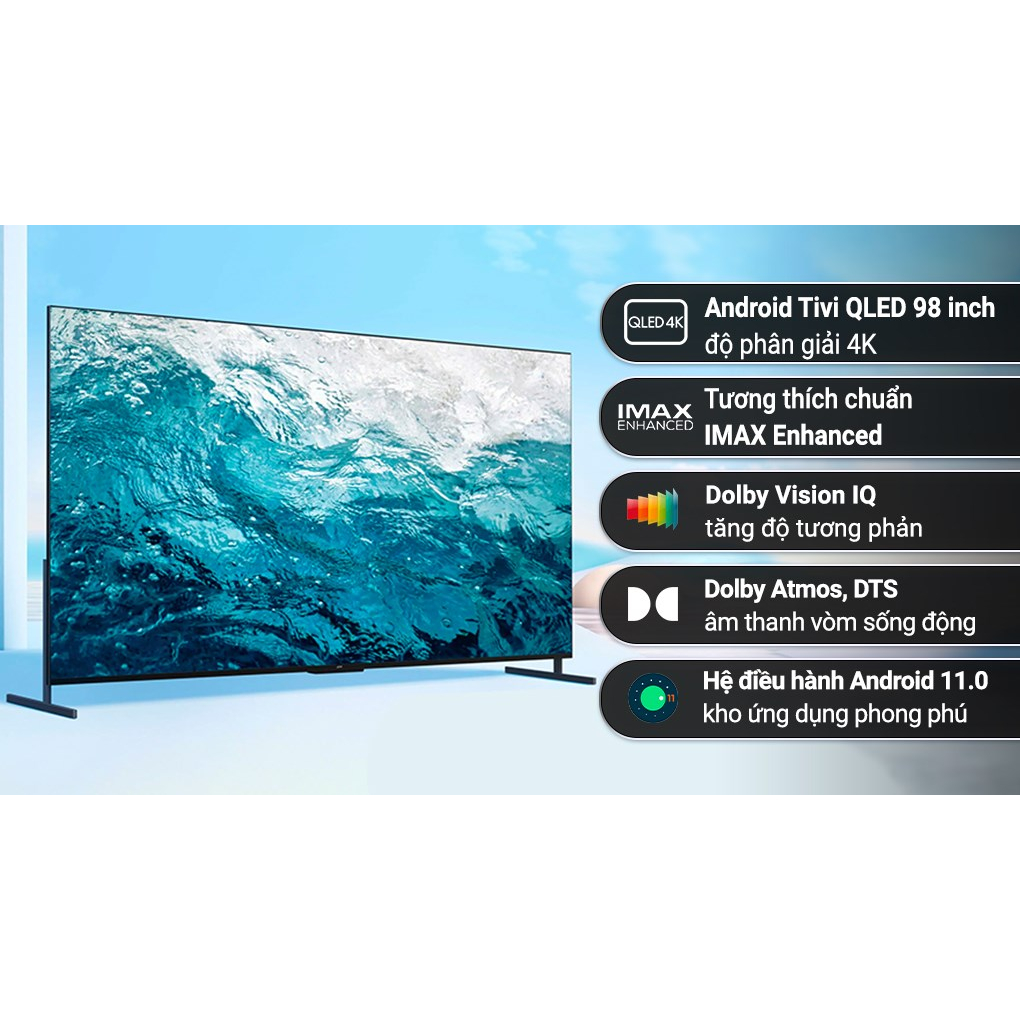 Android Tivi QLED TCL 4K 98 inch 98C735