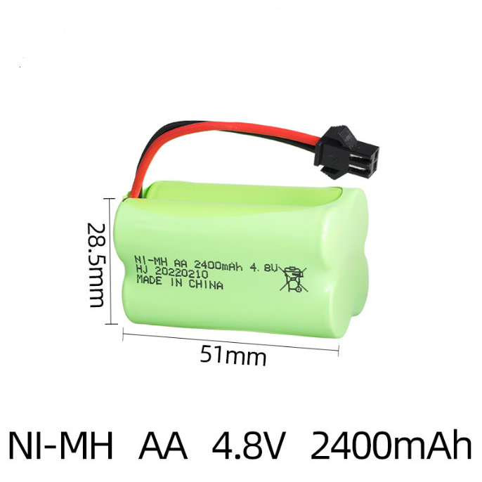 Pin sạc 4.8v 2400mah xếp chồng Xe điều khiển từ xa Loại tốt mạnh ngon