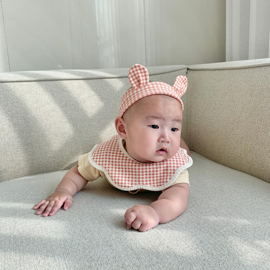 Băng Đô Turban Cài Tóc Thời Trang Cho Bé BUNNIE BLOSSOM Nội Địa Hàn Quốc