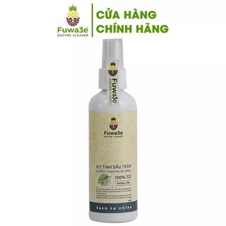 Xịt tinh dầu tràm fuwa3e 100ml - xịt khử mùi kháng khuẩn, đuổi muỗi, côn trùng - hữu cơ, an toàn