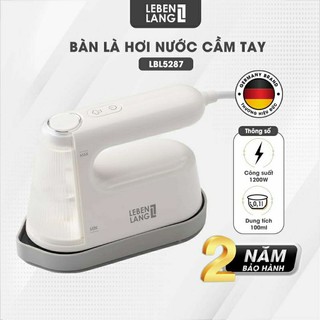 Bàn là hơi nước lebenlang lbl5287 hãng đức - công suất 1200w - 10 đầu vòi phun - dung tích 100ml. bảo hành 24 tháng