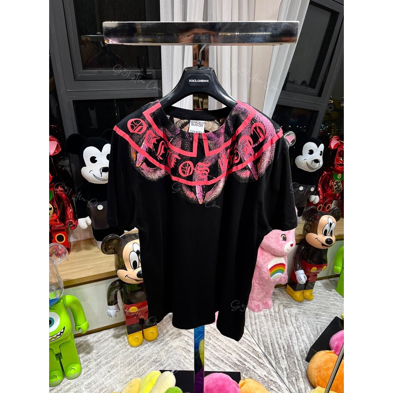 Áo thun - Marcelo Burlon - MB Snake hồng