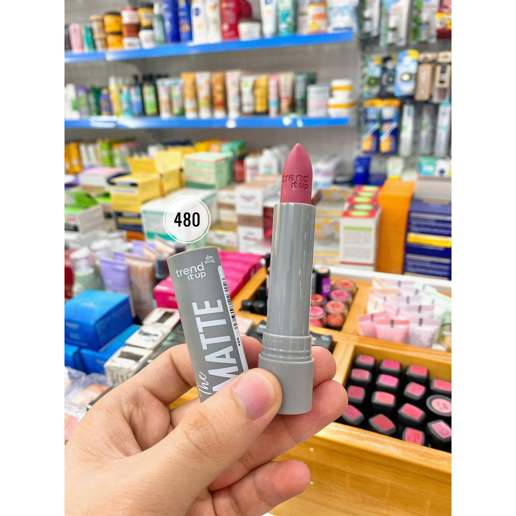 SON LÌ VEGAN TREND IT UP THE MATTE MÀU 480 HỒNG SAN HÔ