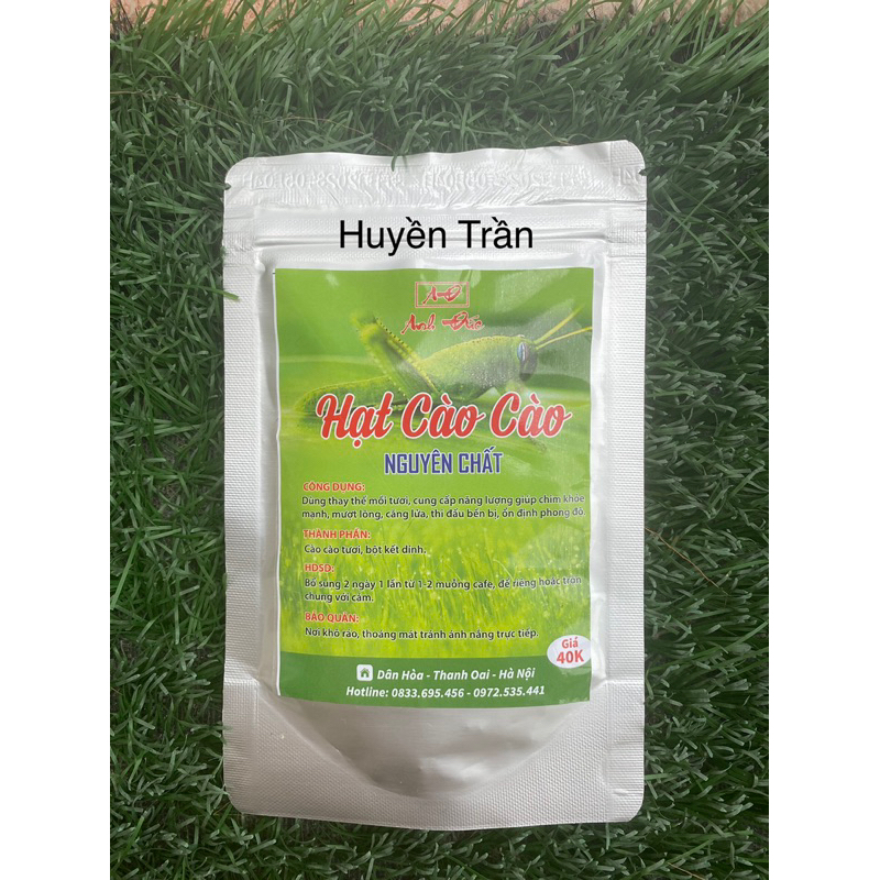 Hạt cào cào nguyên chất Anh Đức 100g phụ kiện lồng chim Thành Khang