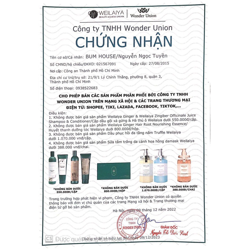 Bộ Dầu Gội Weilaiya Tinh Chất Gừng Hỗ Trợ Móc Tóc Và Mọc Tóc Cao Cấp - Chính Hãng