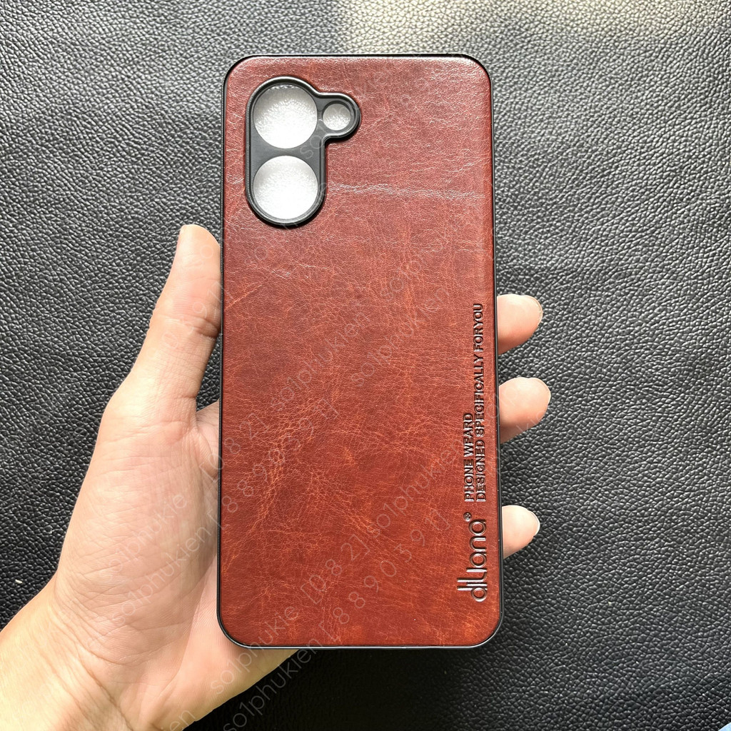 Ốp lưng Realme C33 4G/ C33 2023 da cao cấp mềm mịn bảo vệ cam bền đẹp