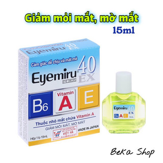 Dung dịch nhỏ mắt eyemiru 40ex từ nhật bản chai 15ml