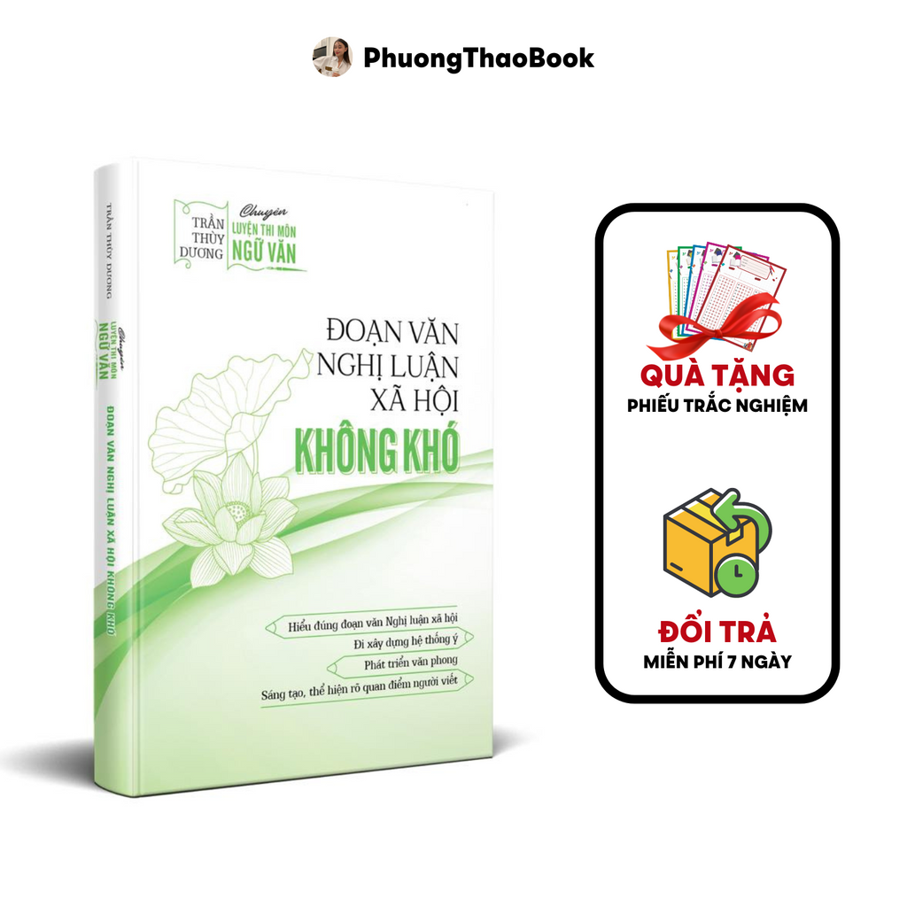 Sách - Viết Đoạn Văn Nghị Luận Xã Hội Không Khó (Cô Trần Thùy Dương) | BigBuy360 - bigbuy360.vn