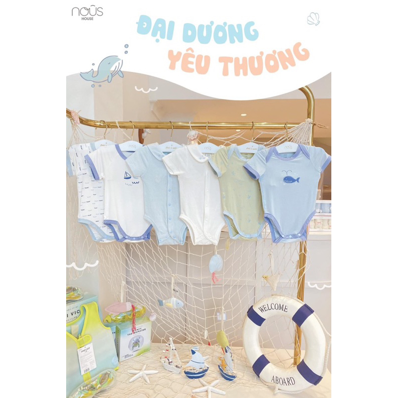 NOUS chính hãng - Set 2 bộ body chip cho bé