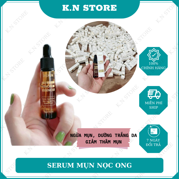 Tinh Chất Nọc Ong Ngừa Mụn, Cải Thiện Da, Giảm Thâm