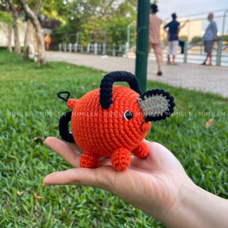 Quỷ cưa Pochita, thú bông cute trang trí