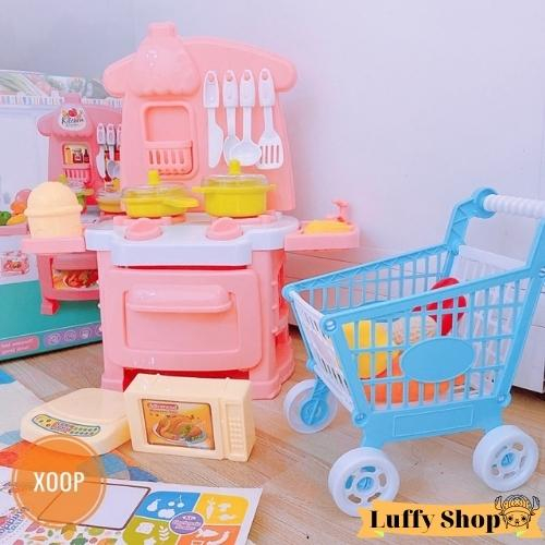 Bộ đồ chơi nấu ăn nhà bếp kèm xe đẩy Kitchen dream. Biến bé thành đầu bếp nhí. Dành cho bé từ 3-10 tuổi
