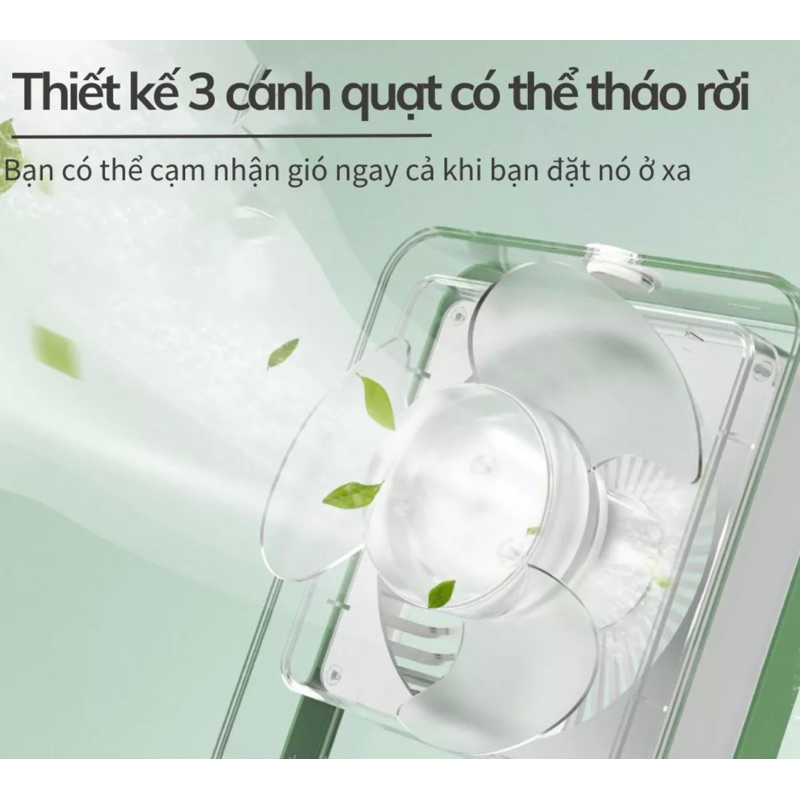 Quạt phun sương mini tích điện, có kết hợp đèn led, siêu mát,rẻ,đẹp