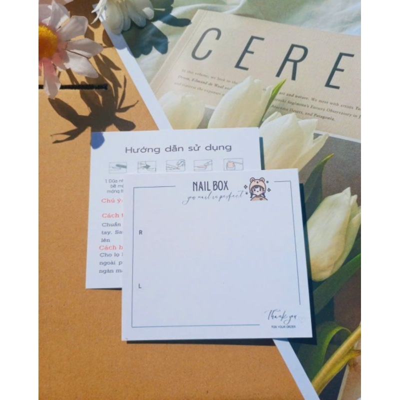 Combo thẻ,combo nail box 6 món