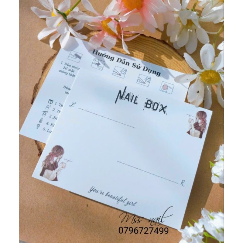 Combo thẻ,combo nail box 6 món