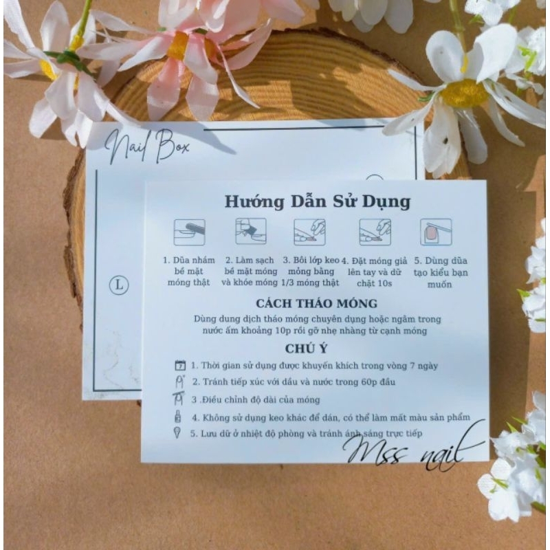 Combo thẻ,combo nail box 6 món